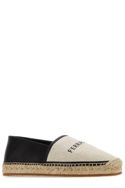 Ferragamo Colourblock Logo Printed Espadrillas