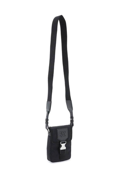 Palm Angels Monogram Debossed Mini Crossbody Bag