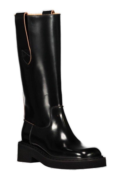 Maison Margiela Round-Toe Knee-High Boots