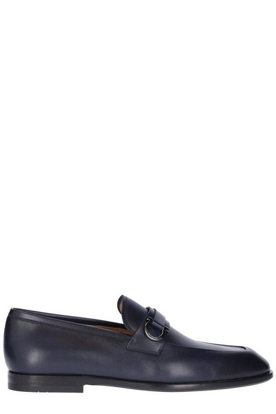 Ferragamo Gancini-Buckle Slip-On Loafers