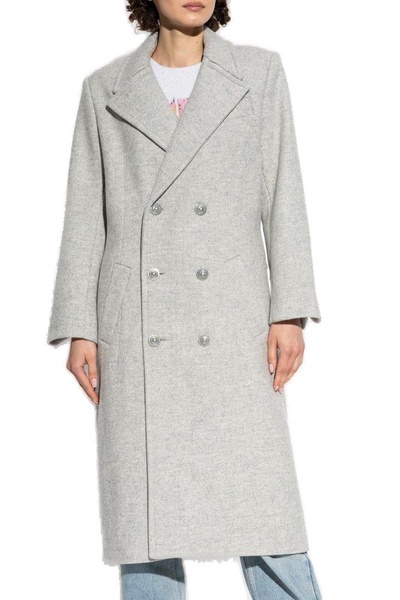 Zadig & Voltaire Mulan Double-Breasted Long-Sleeved Coat