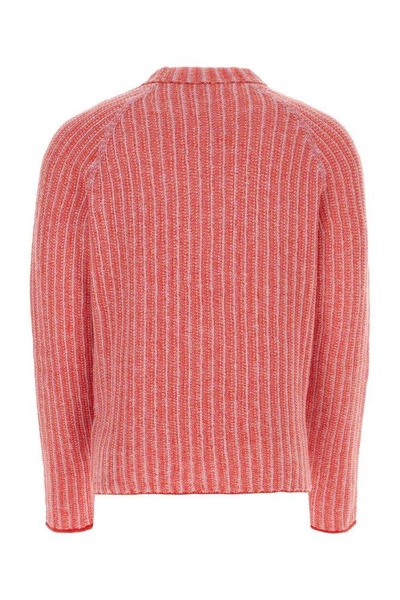 Marni Logo Embroidered Cable-Knit Jumper