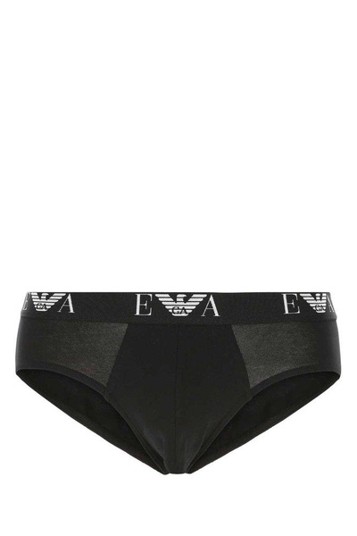 Emporio Armani Logo Monogram Pack Of Three Briefs