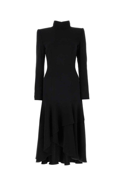 Dries Van Noten Woman Black Jersey Drey Dress