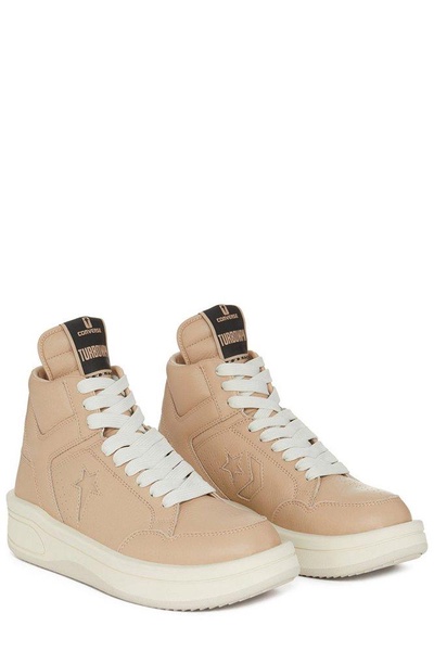 'Converse - Turbowpn' Beige Sneakers High Top in Leather Man