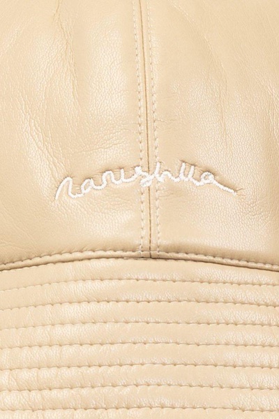 Nanushka Logo-Embroidered Panelled Bucket Hat