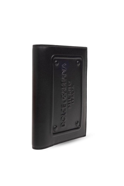 Dolce & Gabbana Logo Embossed Bi-Fold Wallet