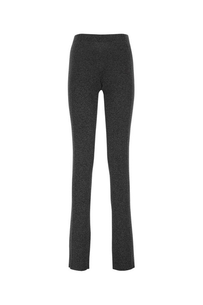 Dion Lee Ribbed-Knit Flared Trousers