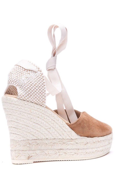 Manebí Lace-Up Wedge Heel Espadrilles