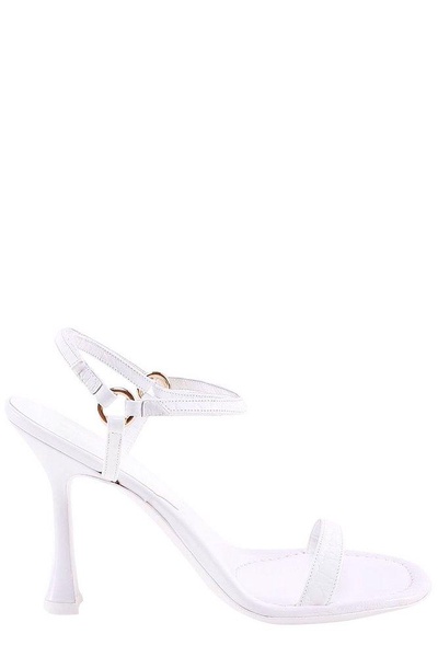 By Far Mia Buckle Detail Strappy Heeled Sandals