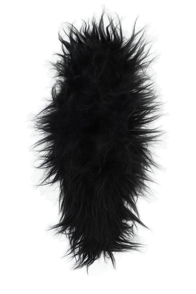 Women's Flex Fur 110mm Pump  in Black