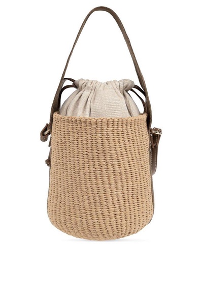 Chloé Woody Drawstring Small Basket Bag