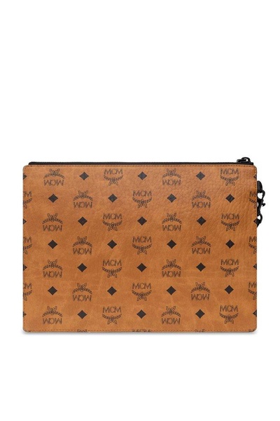 MCM Aren Zipped Medium Clutch Bag