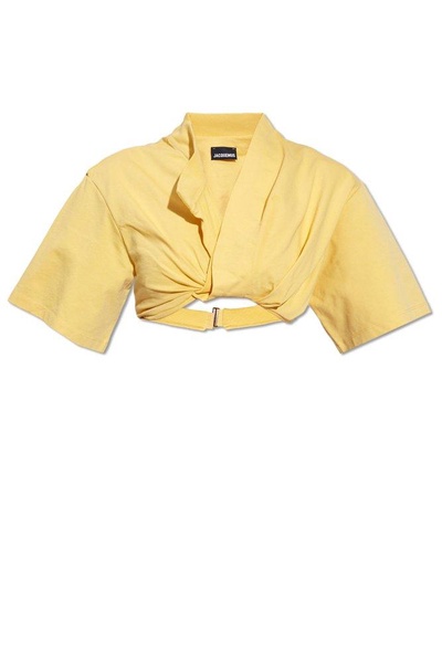 Jacquemus Wrap Cropped Top