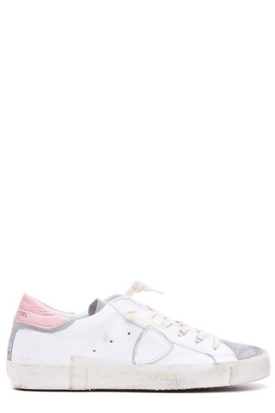 Philippe Model Logo Patch Low-Top Sneakers