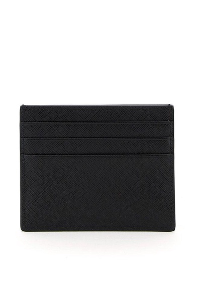 Prada Logo Plaque Card Holder