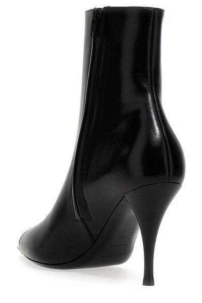 Saint Laurent Jam Pointed-Toe Ankle Boots