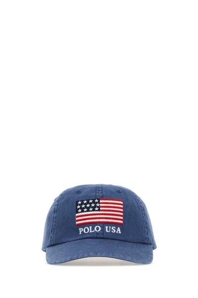 Polo Ralph Lauren Flag Embroidered Baseball Cap