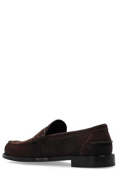 Givenchy Almond-Toe Slip-On Loafers