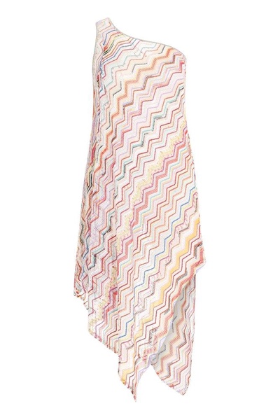 Missoni Zigzag-Knitted Metallic Thread Cover-Up