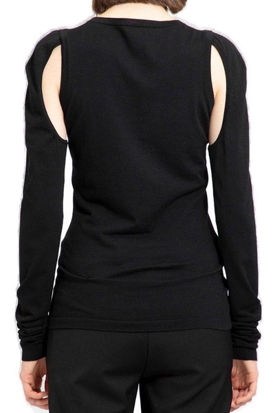 Helmut Lang Cut Out Knitted Jumper