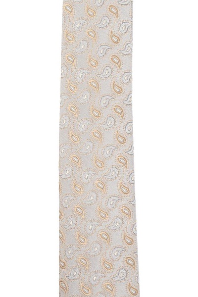 Etro Pattern Embroidered Pointed-Tip Tie