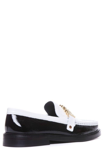 Moschino Two-Toned Slip-On Loafers