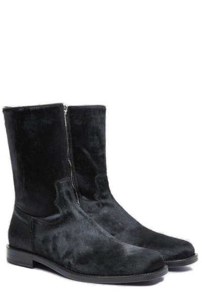 Dries Van Noten Round Toe Ankle Boots