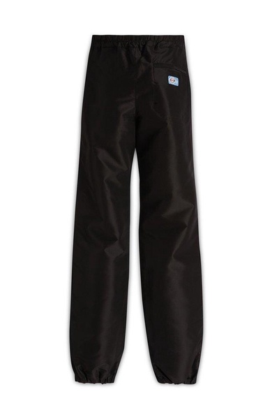 Heron Preston Logo Patch Wide Leg Pants