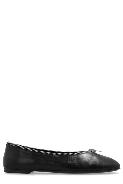 Giuseppe Zanotti Oraine Zip-Detailed Ballet Flats