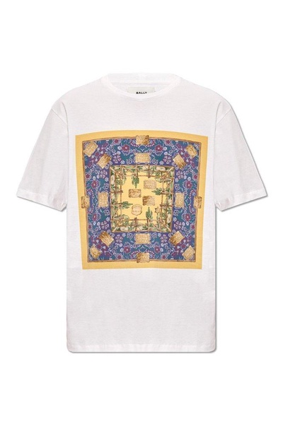 Bally Graphic Printed Crewneck T-Shirt