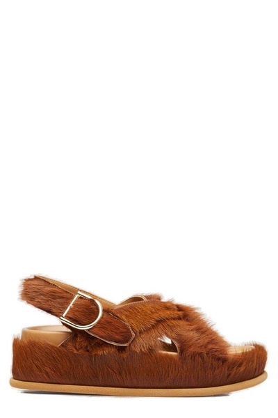 Dries Van Noten Cross-Strap Sandals