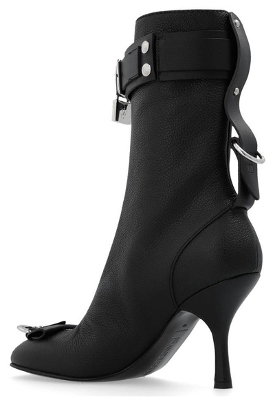 JW Anderson Padlock Heeled Ankle Boots