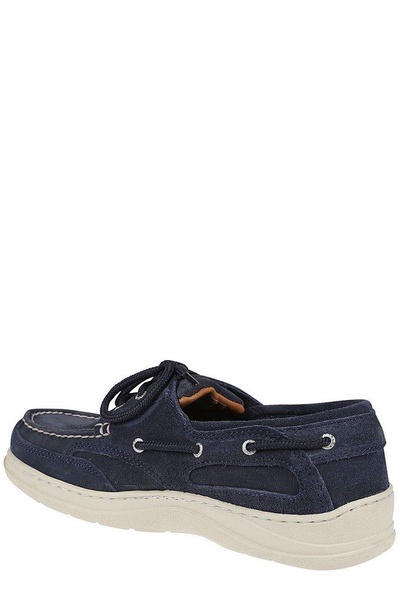 Sebago Round-Toe Lace-Up Detailed Loafers