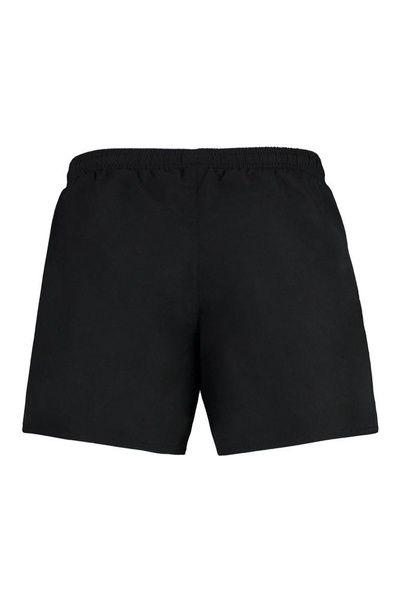 Ea7 Emporio Armani Logo Embroidered Drawstring Shorts