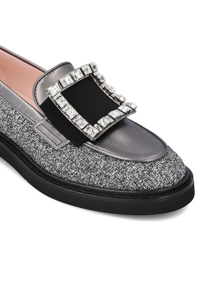 Roger Vivier Viv' Rangers Embellished Loafers