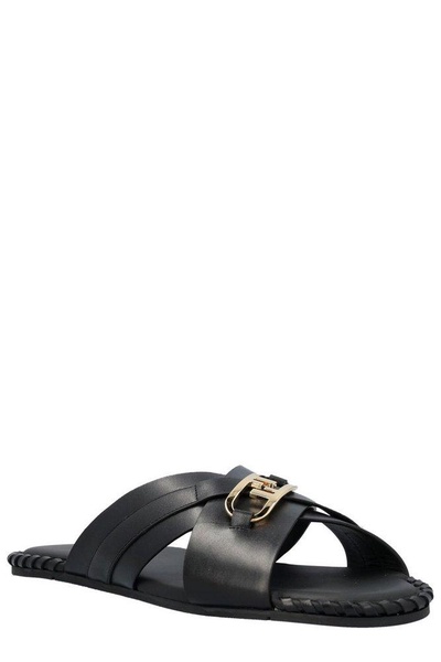 Fendi Fendi O’Lock Motif Sandals