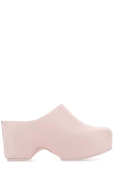 Givenchy Woman Pastel Pink Leather G Clog Mules