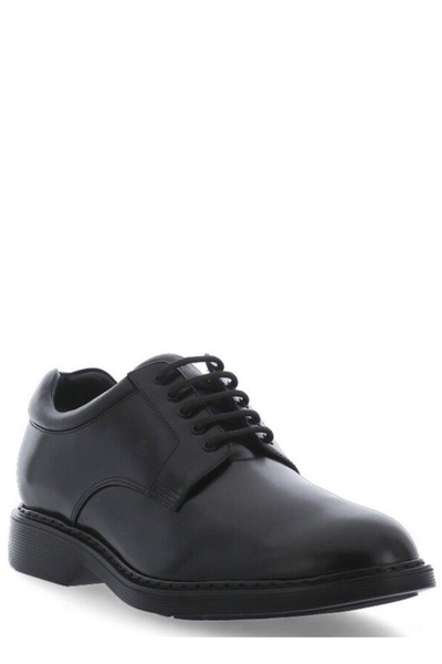 Hogan Contrast-Sole Lace Up Shoes