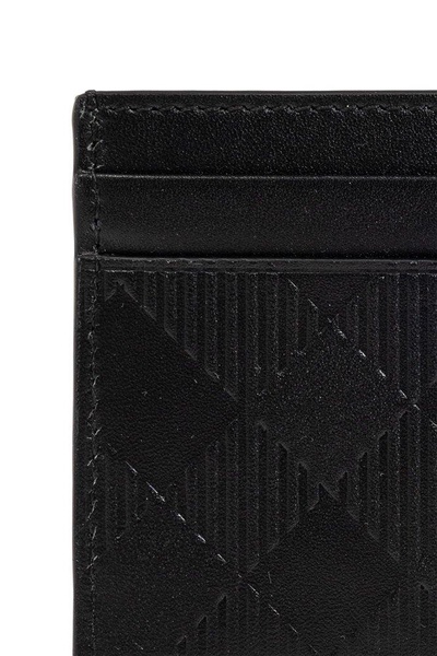 Burberry Check-Pattern Embossed Finish Cardholder