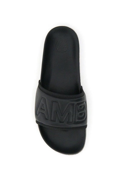 Ambush Logo Embossed Open-Toe Slides