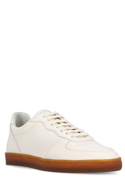 Brunello Cucinelli Logo Printed Lace-Up Sneakers