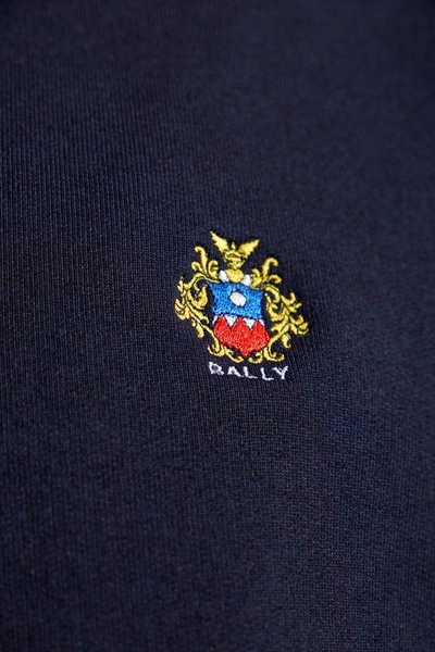 Bally Logo Embroidered Zipped Hoodie