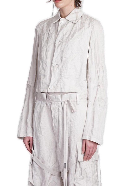 Ann Demeulemeester Crumpled Effect Jacket