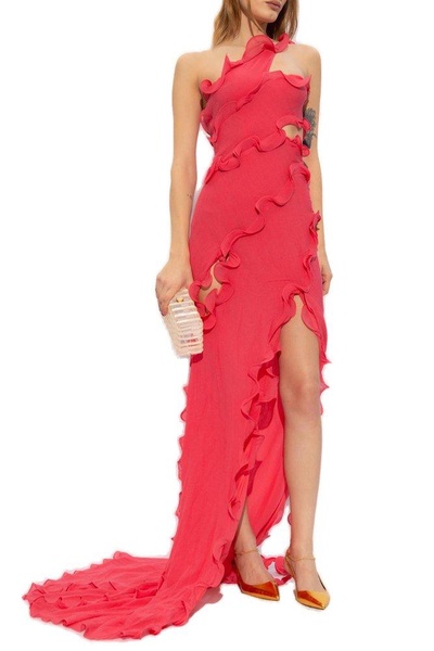 Cult Gaia Micola Ruffled Maxi Gown