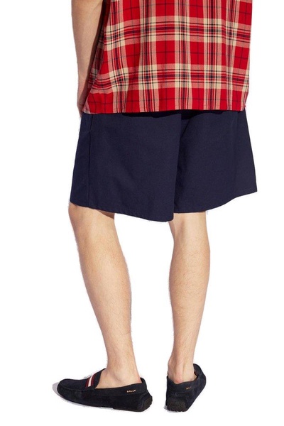 Bally Mid-Rise Pleated Bermuda Shorts