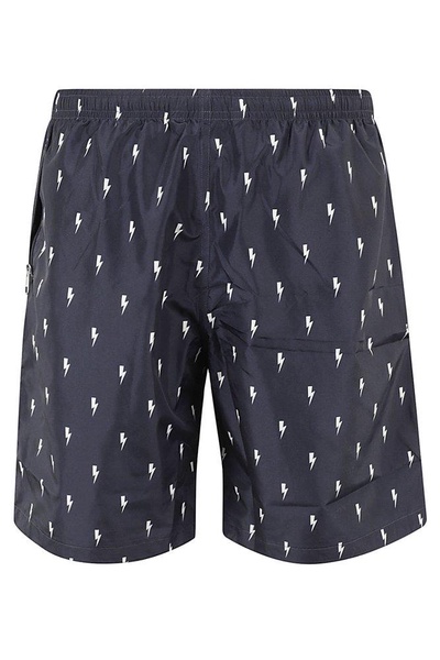 Neil Barrett All-Over Pattern-Printed Drawstring Shorts