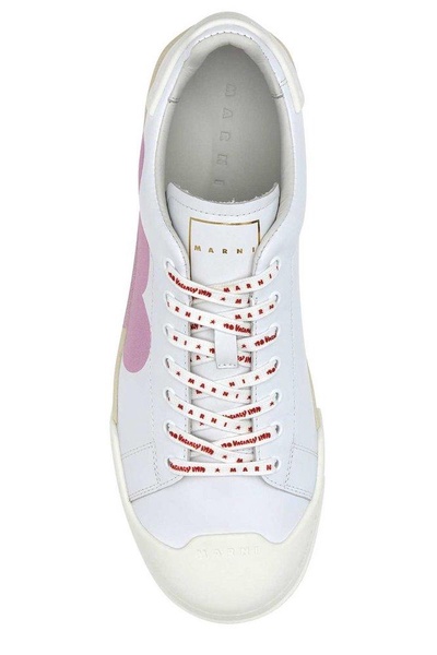 Marni Graphic Printed Lace-Up Sneakers