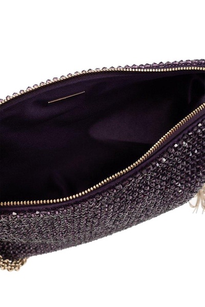 Jimmy Choo Callie Embellished Chain Linked Shoulder Bag