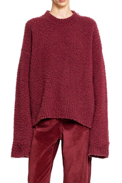 Uma Wang Frayed Knitted Jumper